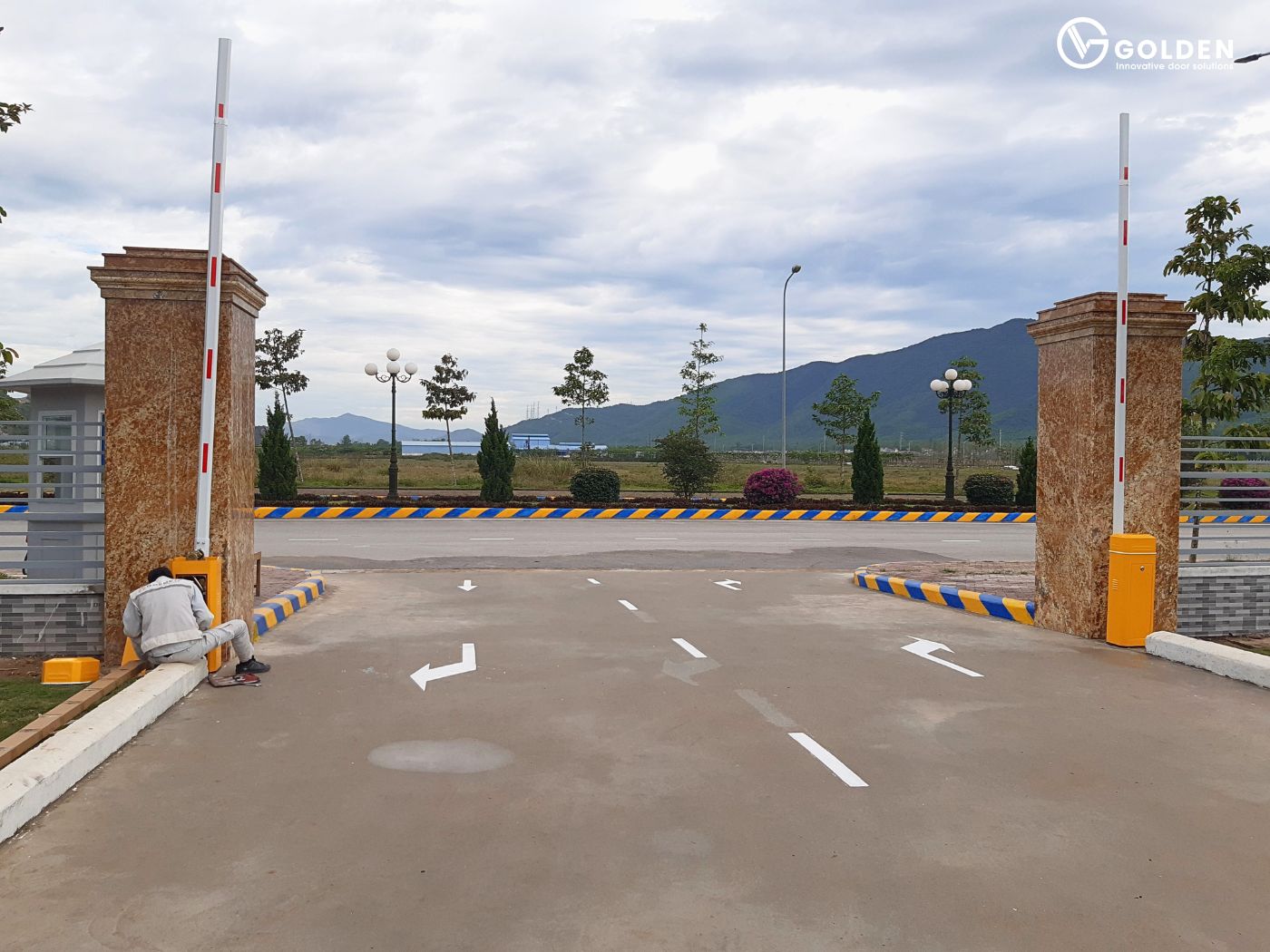 Barie tự động cho nhà máy