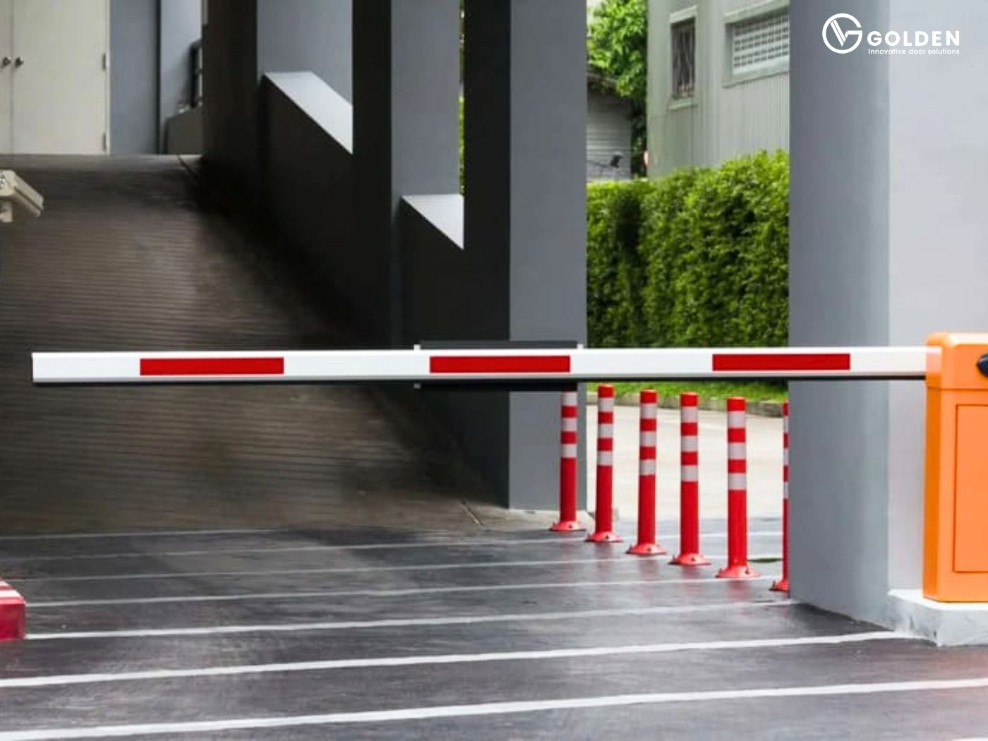 Barie tại bãi đỗ xe