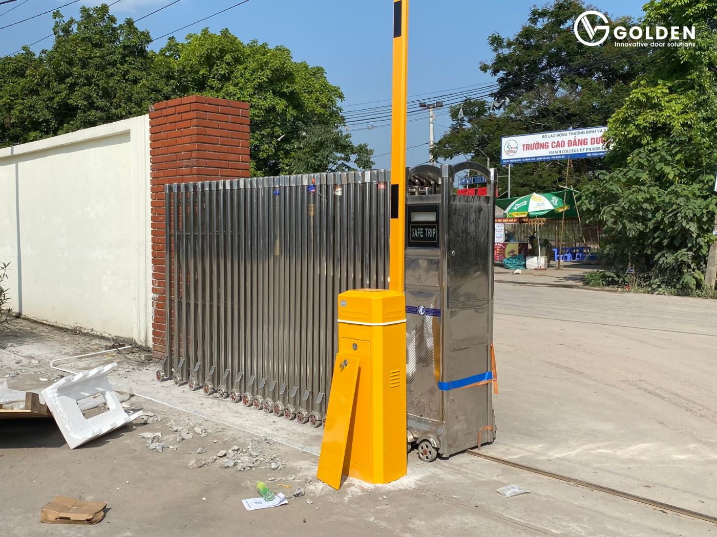 Hình ảnh barie tự động thực tế