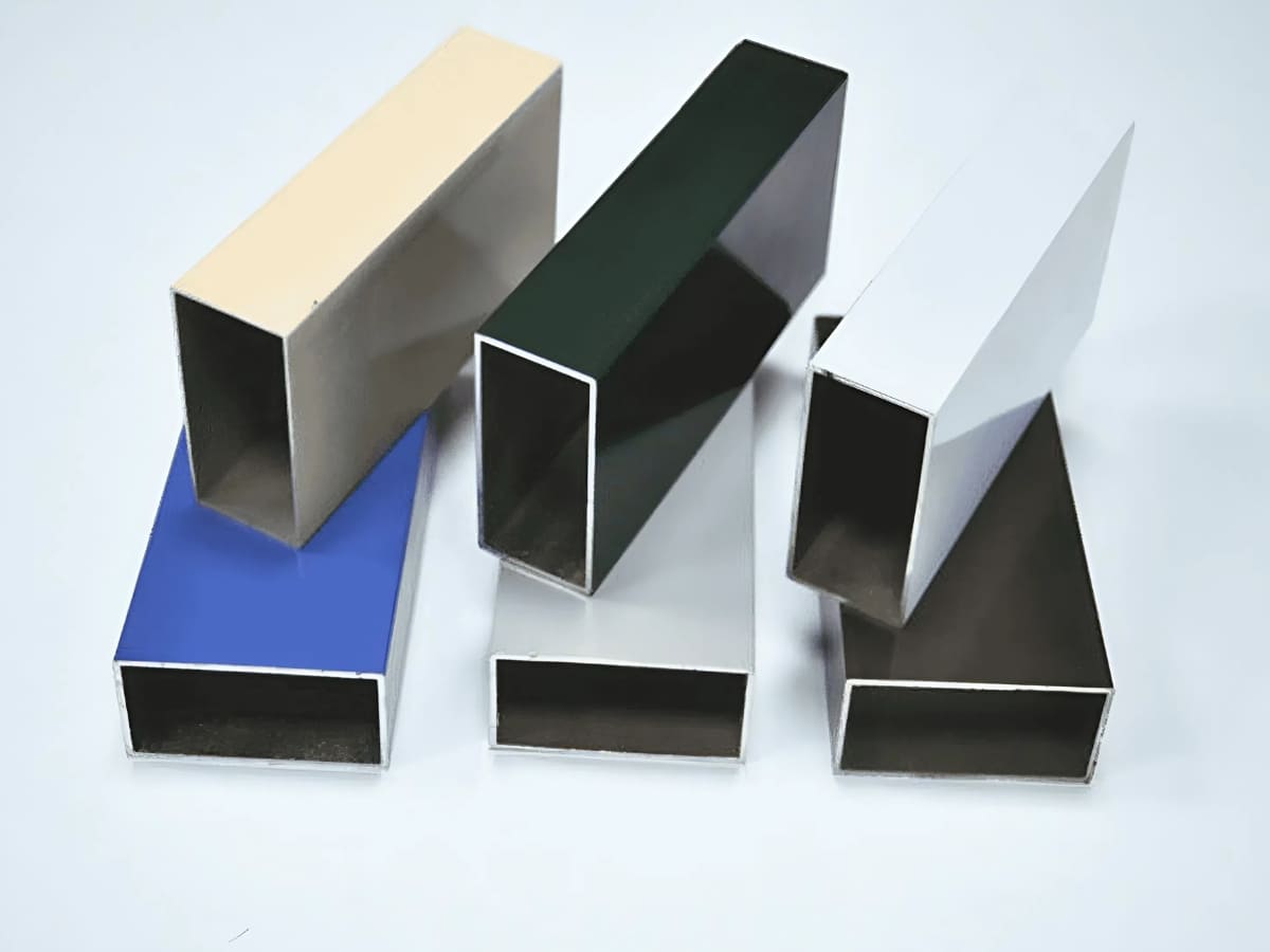 Cách phân biệt cổng xếp chính hãng qua vật liệu - Hợp Kim Nhôm