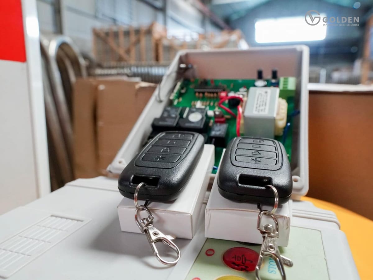 Test điều khiển barie sau khi cài đặt 