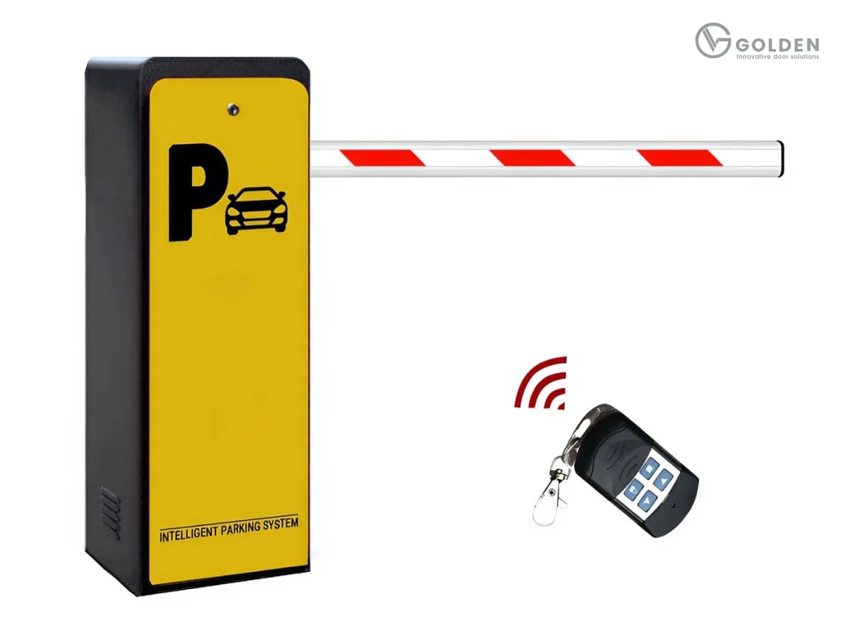 Test điều khiển barie sau khi cài đặt 