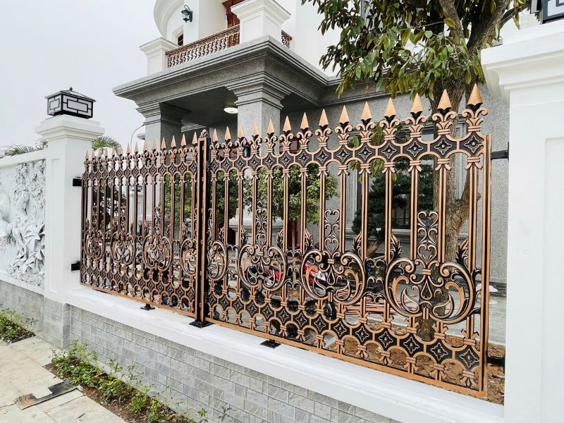 Cổng rào biệt thự hiện đại