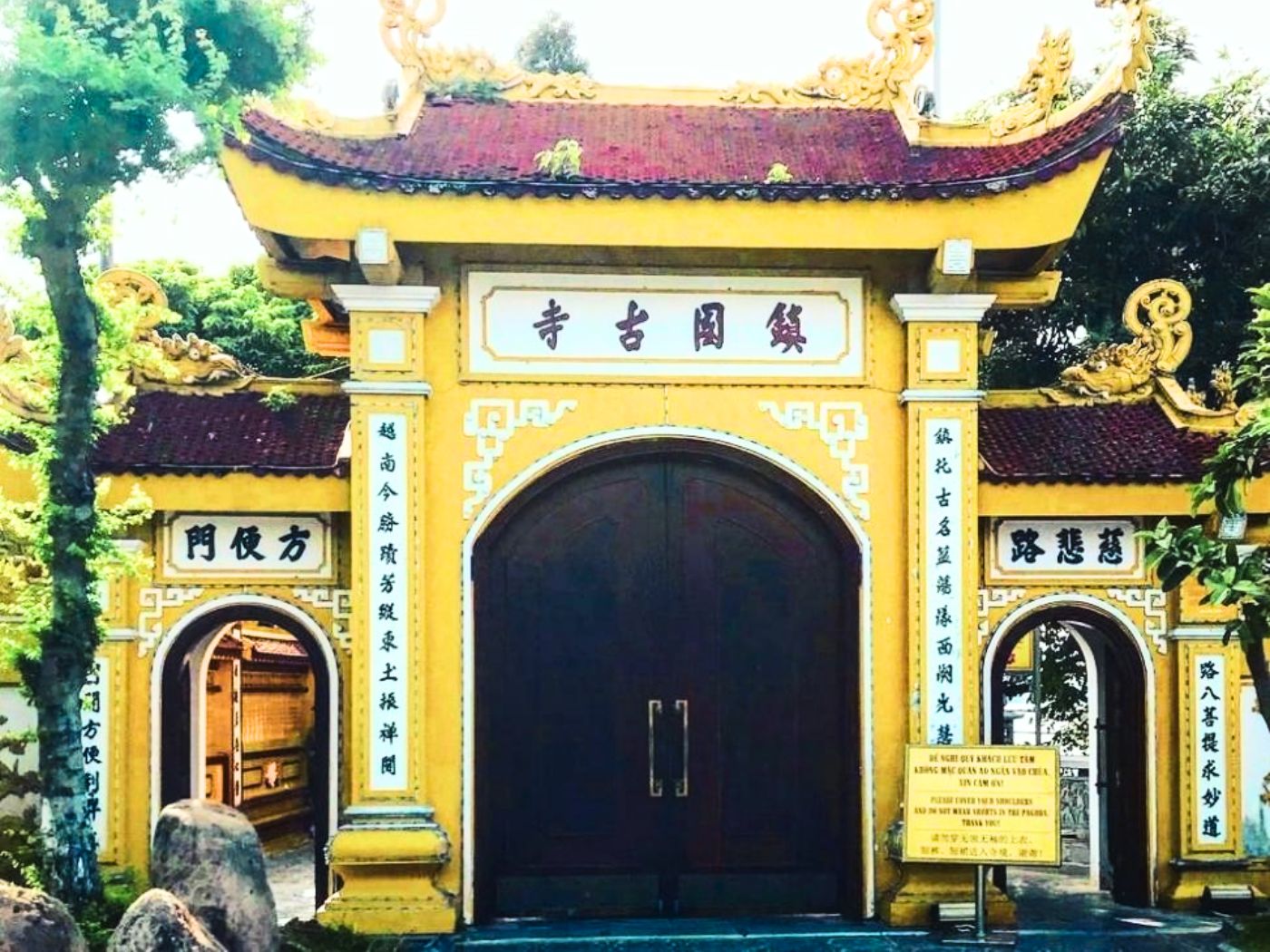 Cổng tam quan đẹp, chuẩn nét truyền thống