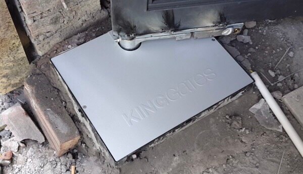 Cổng tự động âm sàn Intro 24-400 đế inox 304 (sx tại Italia)