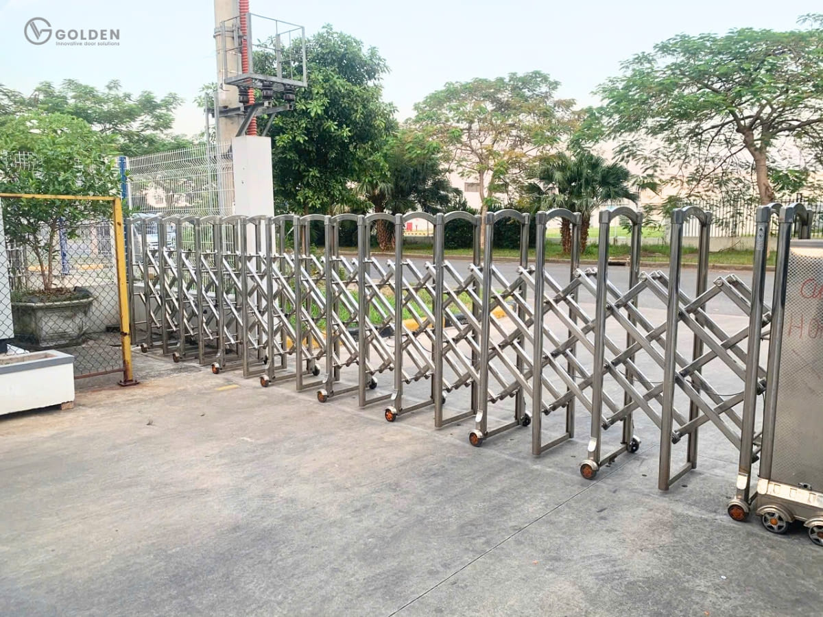 Cổng xếp an toàn khi được sử dụng đúng cách