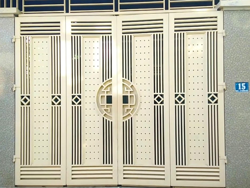 Màu sơn cổng đẹp, nhẹ nhàng