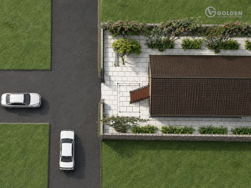 Nhà có đường đâm thẳng vào cổng dưới góc độ khoa học