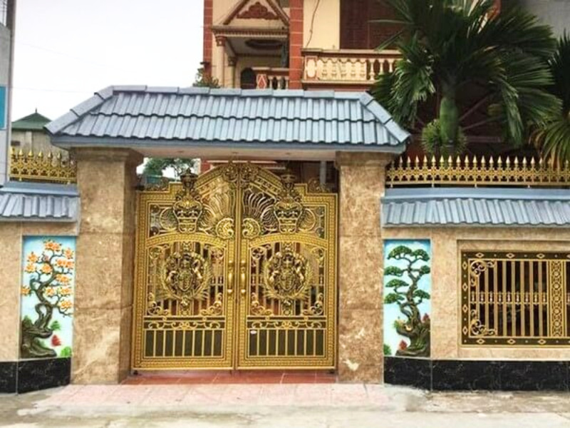 Kiểu cổng phù hợp với biệt thự tân cổ điển