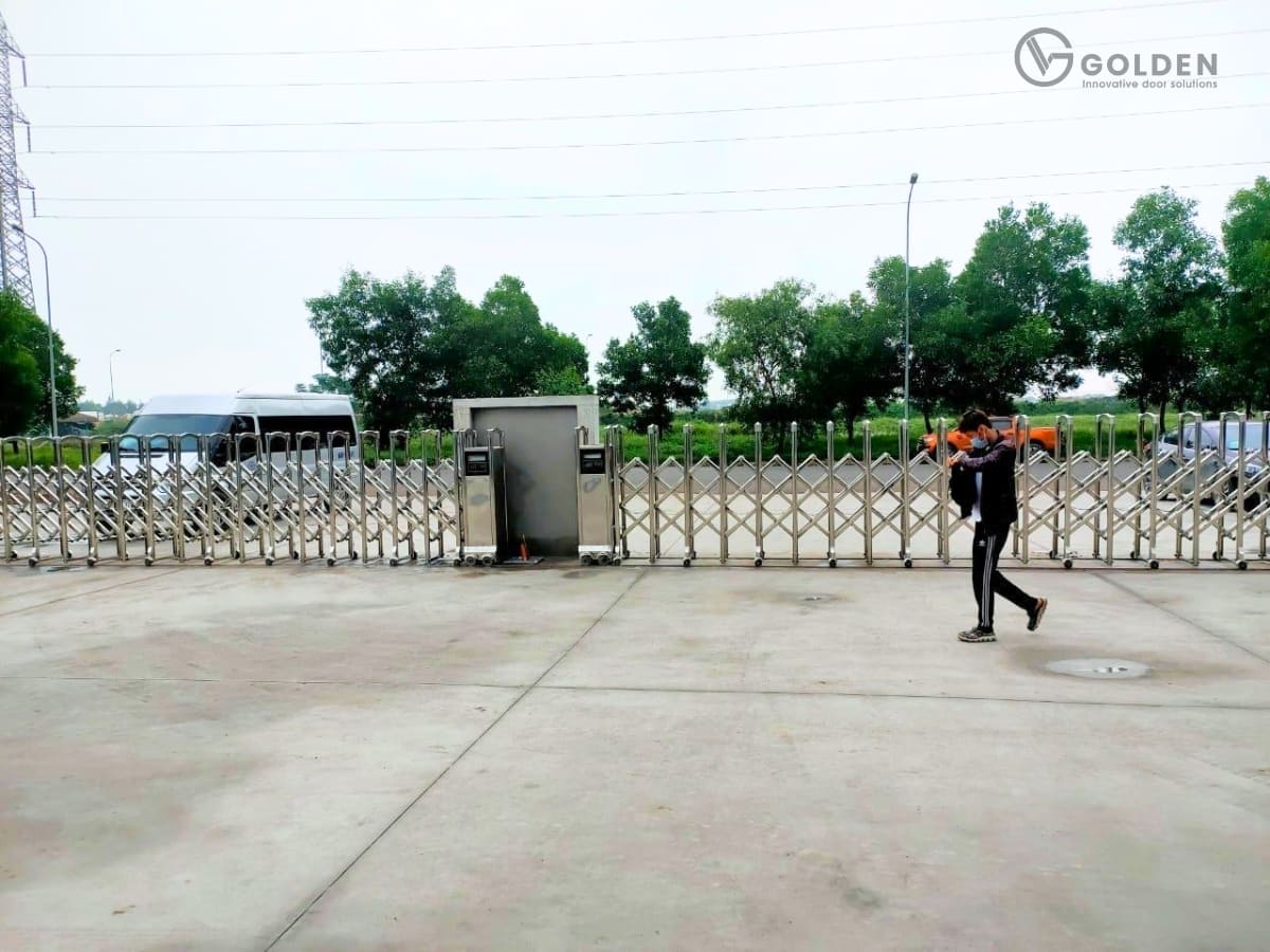 Lựa chọn cổng xếp tại Hải Phòng theo nhu cầu