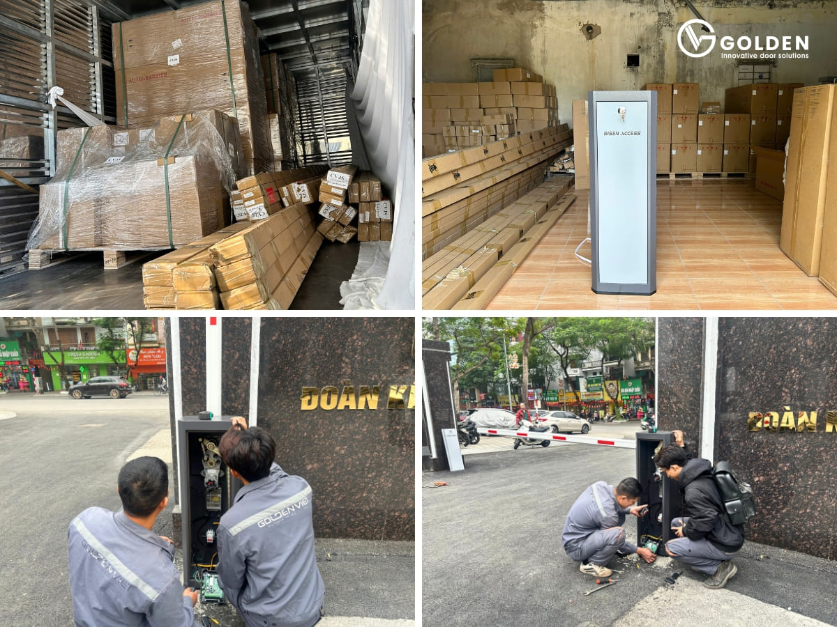 Quy trình lắp đặt barie tự động