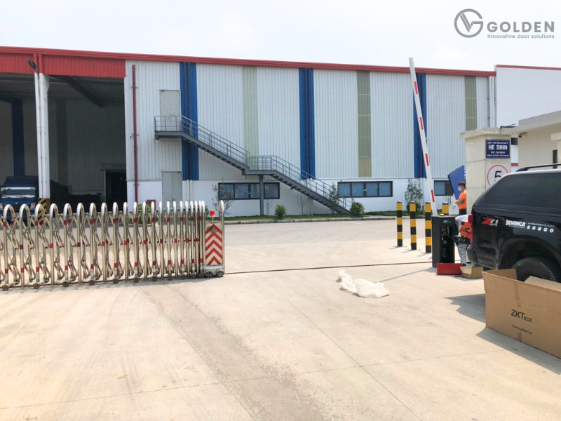 Lợi thế khi kết hợp barie và cổng xếp