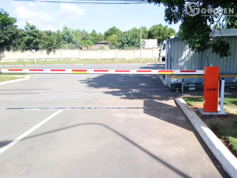 Mẫu barie lắp đặt tại trường học