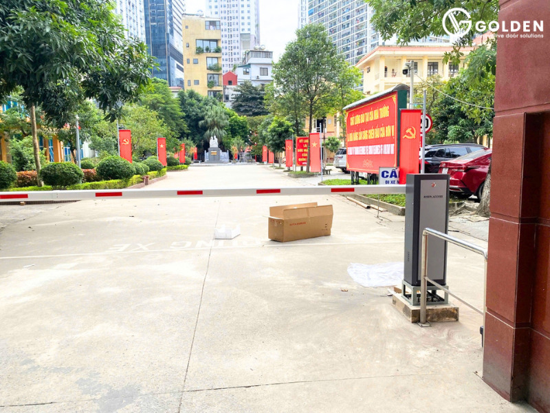 Mẫu barie thông dụng cho khu quân sự