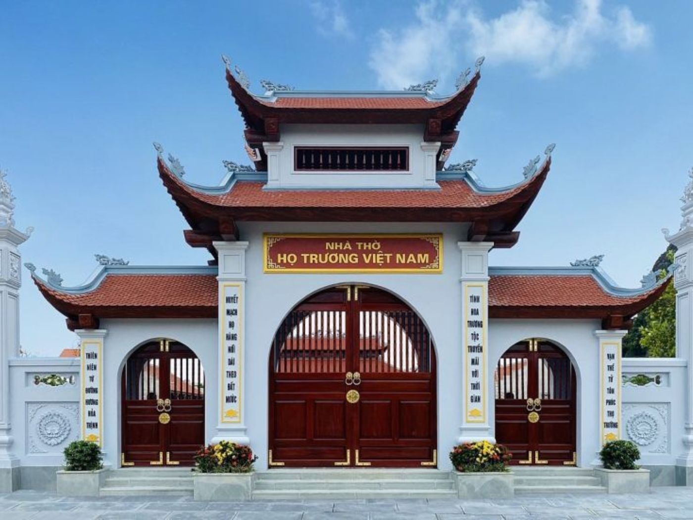Mẫu cổng tam quan đẹp