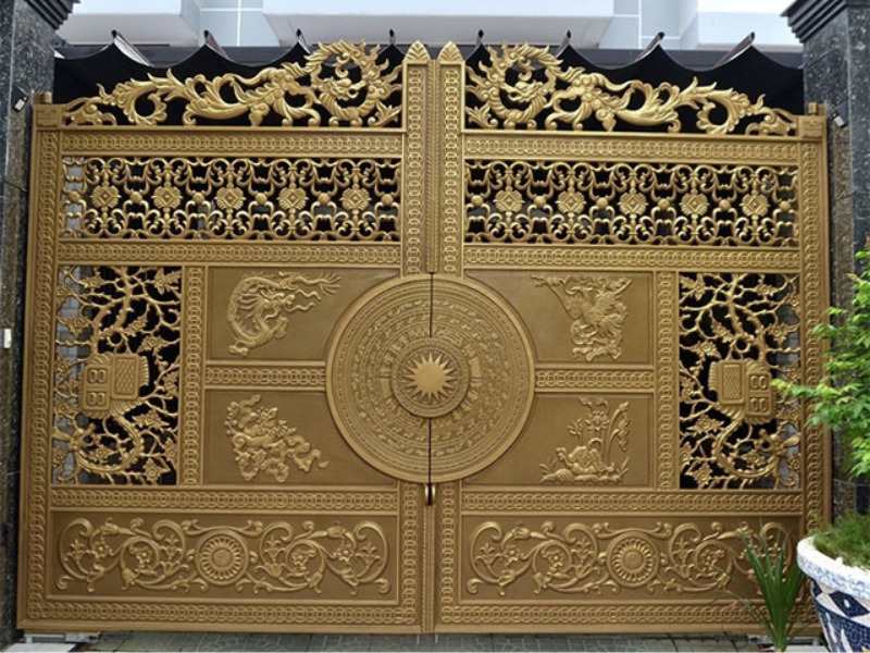 Màu sơn cổng cho người mệnh Thổ
