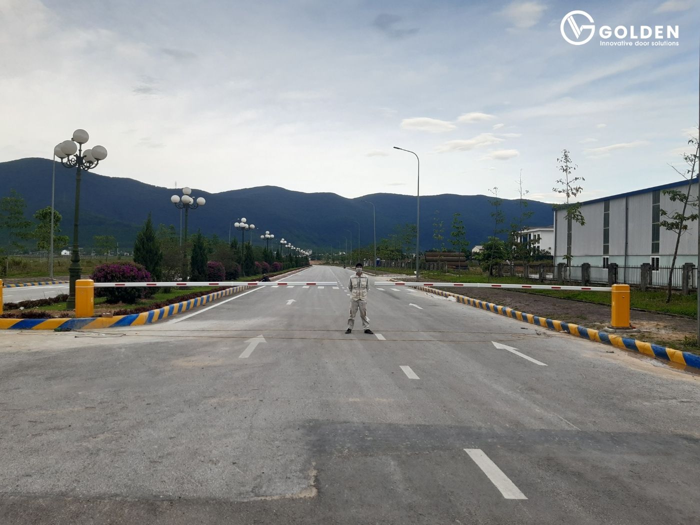 Thanh chắn barie tự động