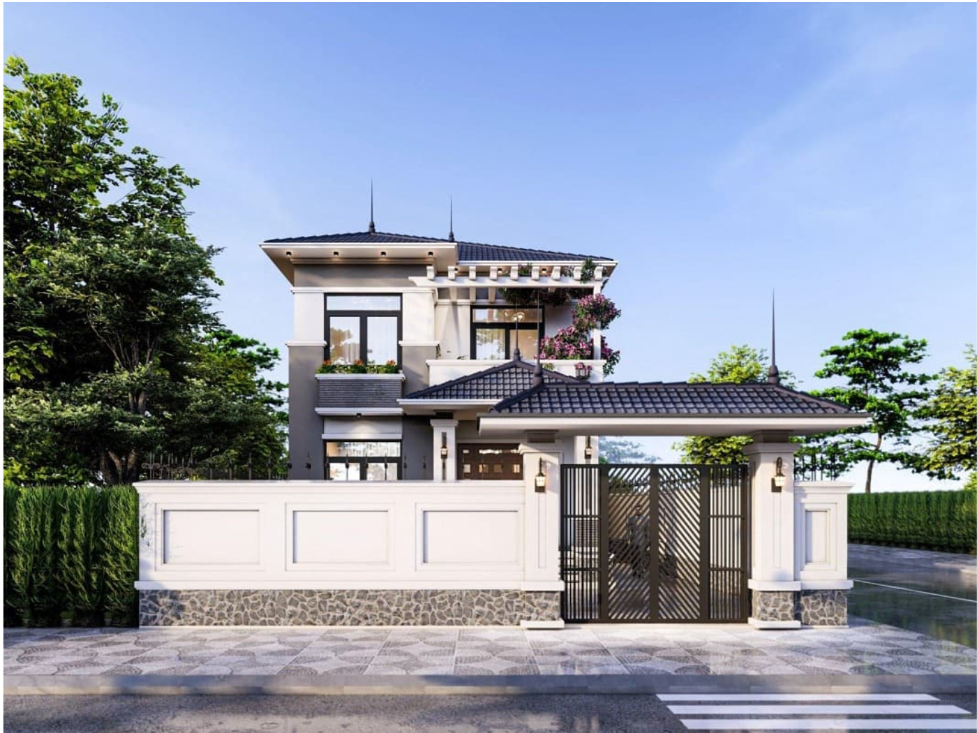Thay đổi hướng cửa khi cổng đối diện cửa