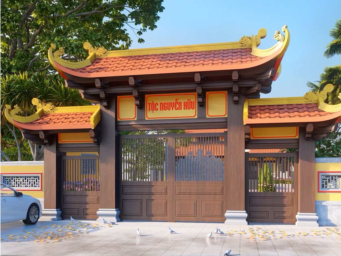 Cổng tam quan dòng họ