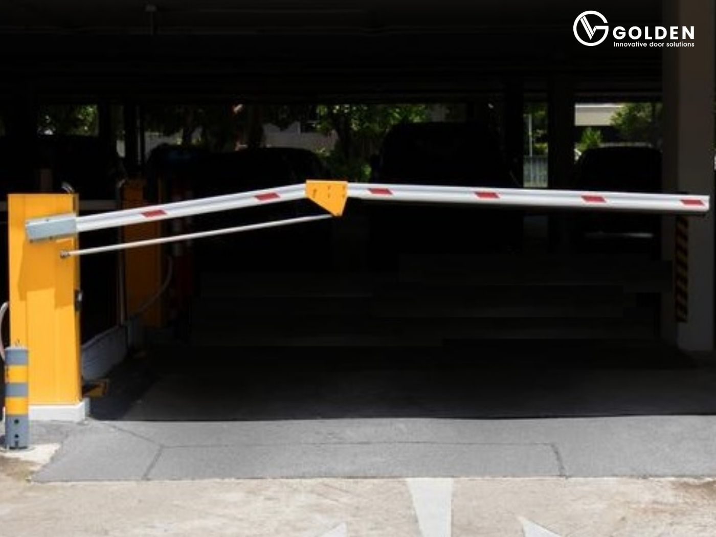 Barie cần gập cho trần thấp